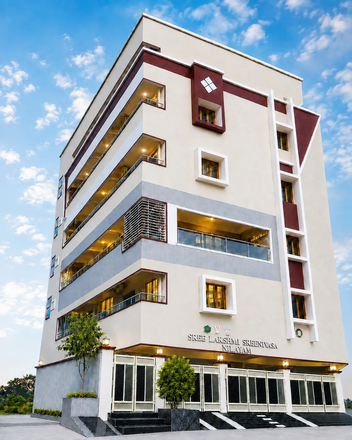 SLS Homestay building in Tirupati