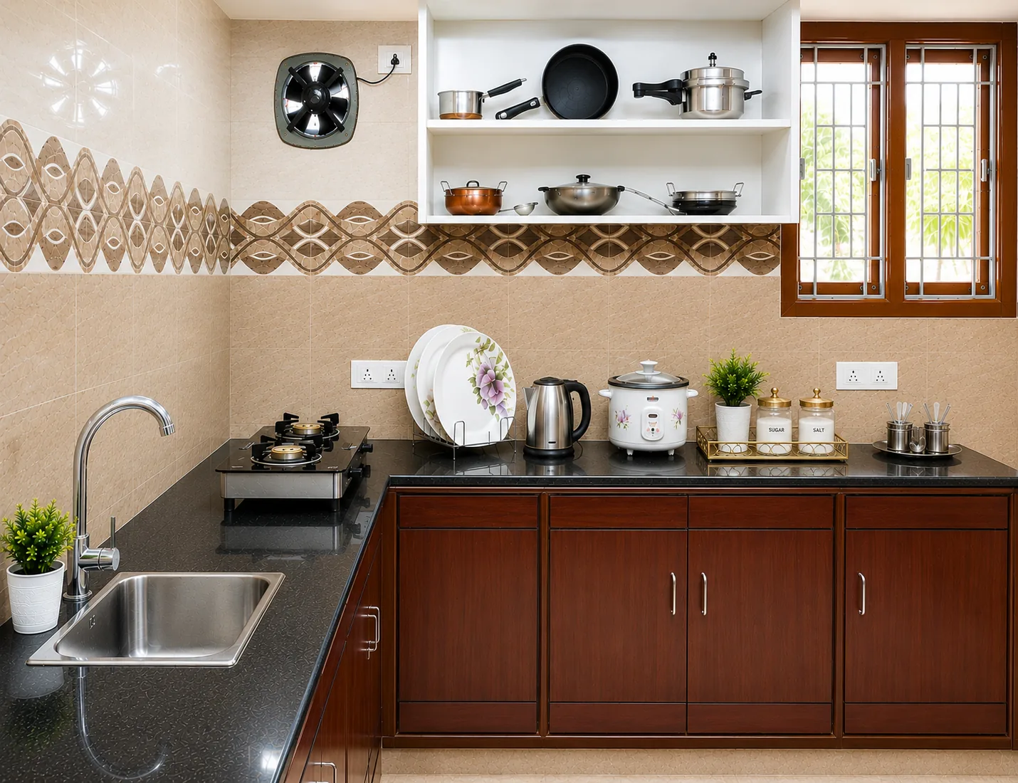 Private kitchen at SLS Homestay